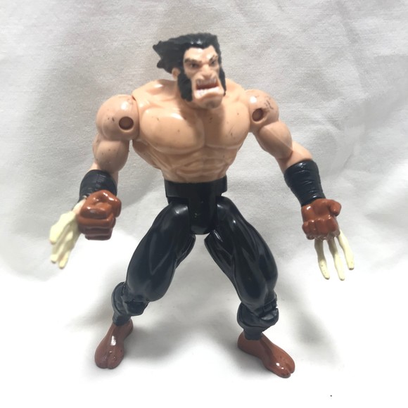 Vintage Marvel Wolverine Bone Claws Origins Action Figure 1996 X-Men 5" Toy Biz - Picture 1 of 3